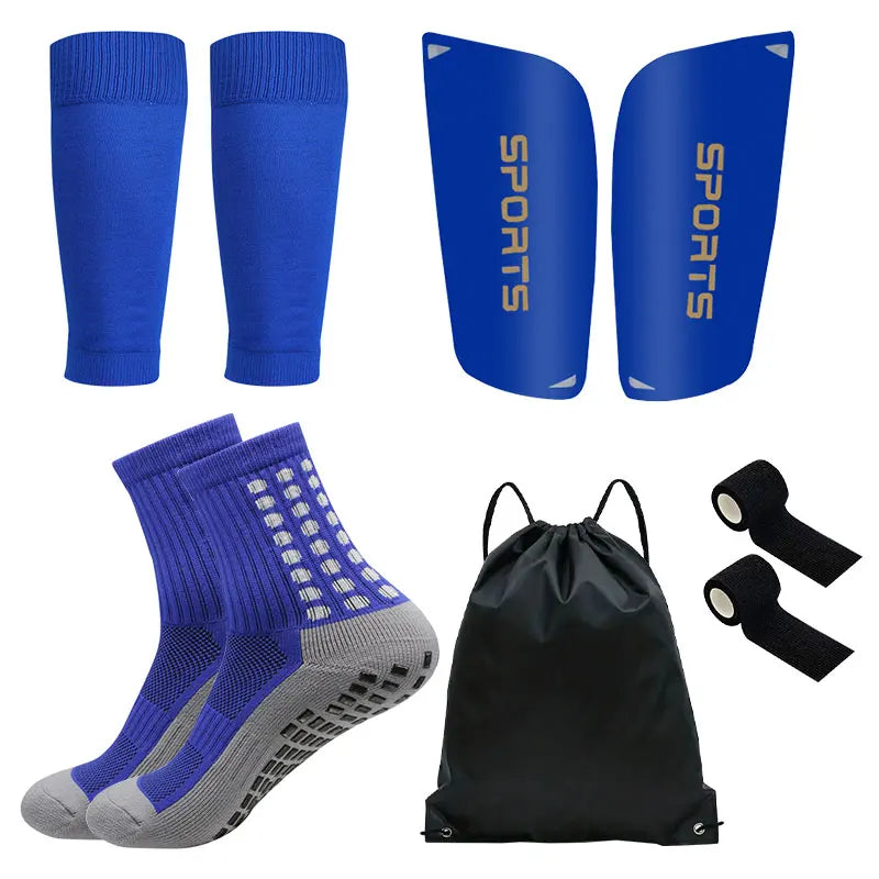 Blue 5-piece football bag set - durable gear
