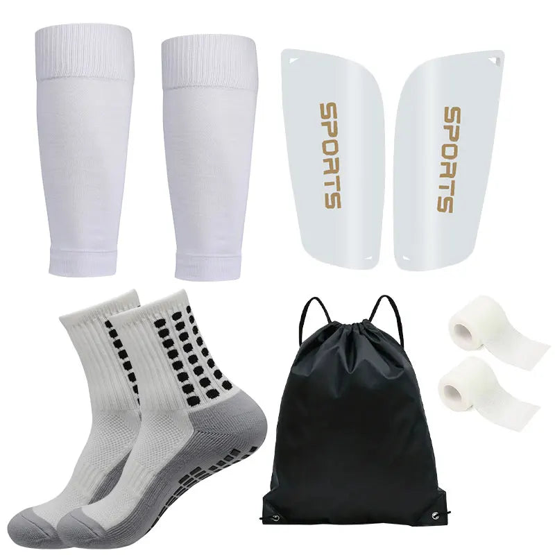 White 5-piece football bag set - durable gear