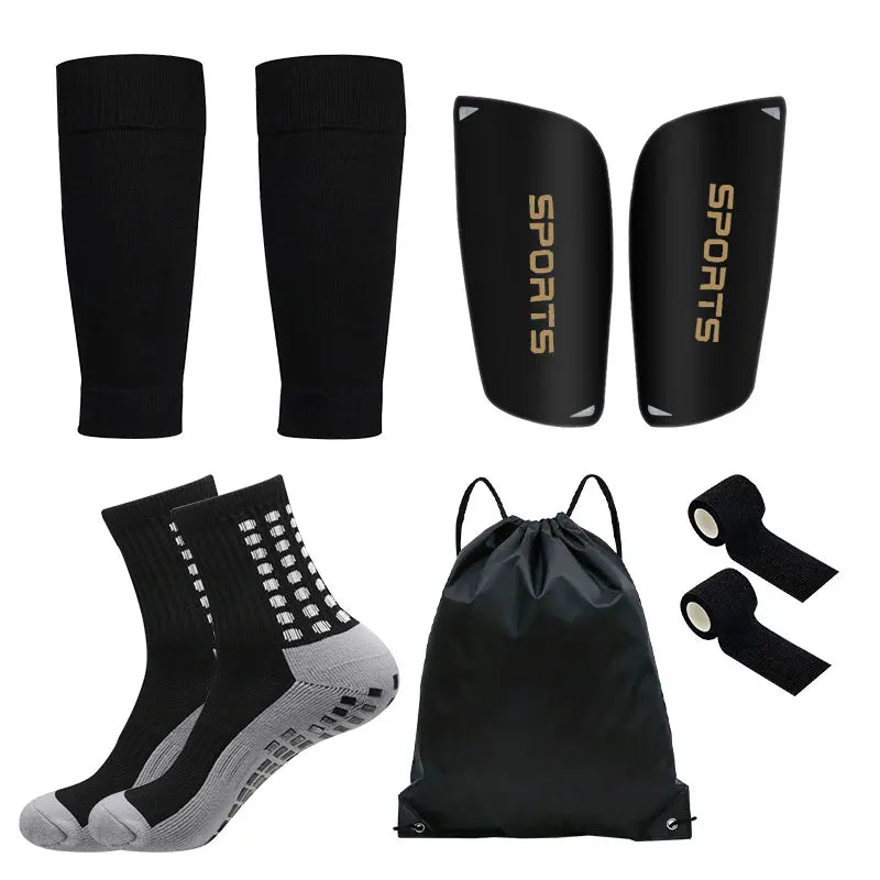 Black 5-piece football bag set - durable gear