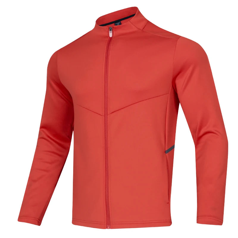 Red FA Full Zip Mid Layer top