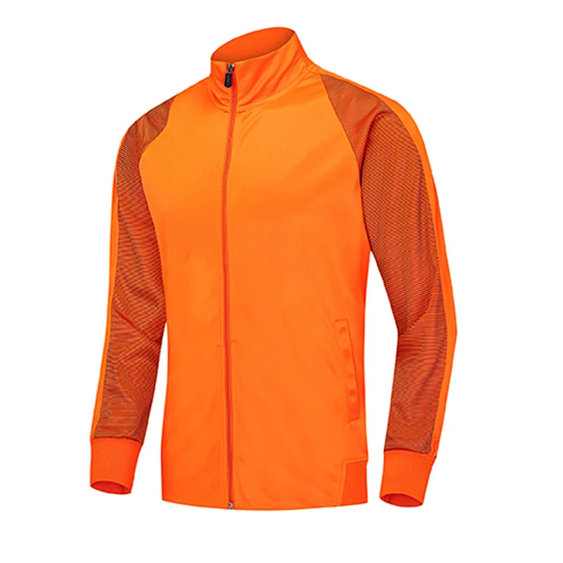 Orange FA Training Full Zip Mid Layer top