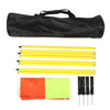 Football Training Poles With Corner Flags
