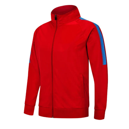 Red Men's Full Zip Mid Layer Training Top
