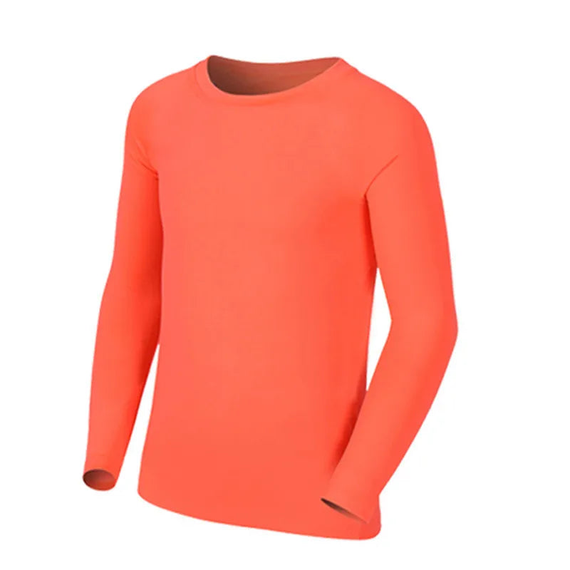 Kids Compression Running Long T Shirt