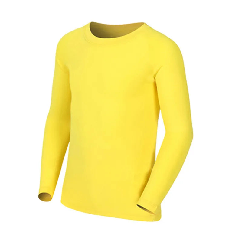 Kids Compression Running Long T Shirt