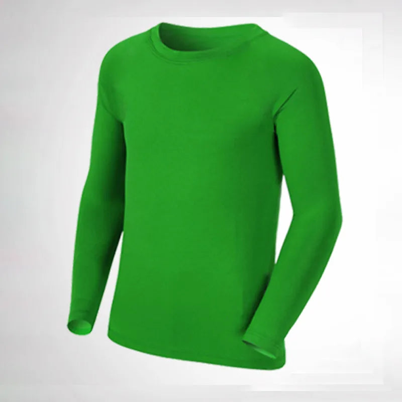 Kids Compression Running Long T Shirt
