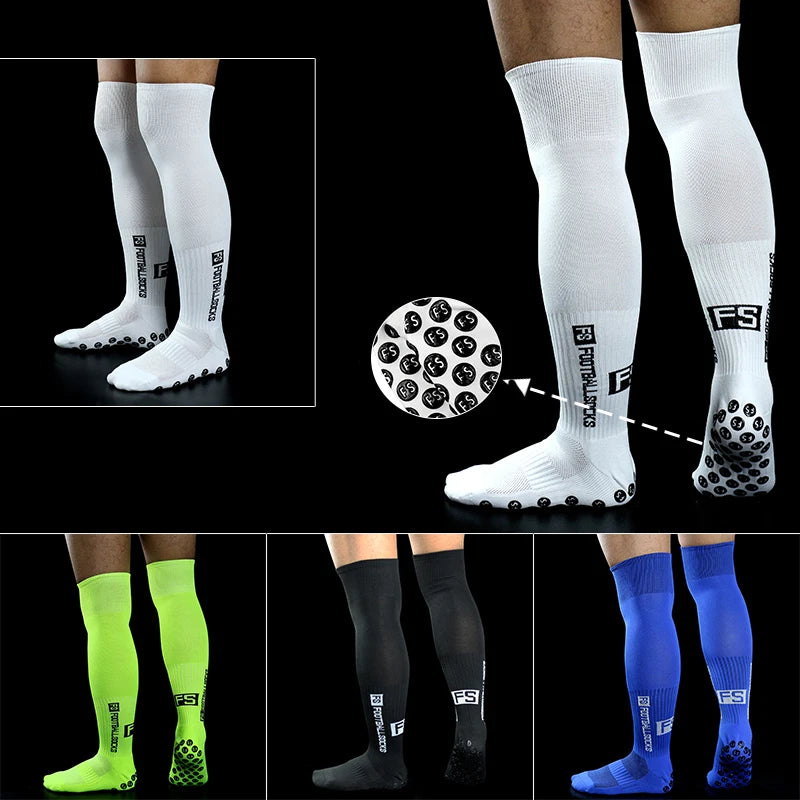 Anti-Slip Football Socks with Grip Pads