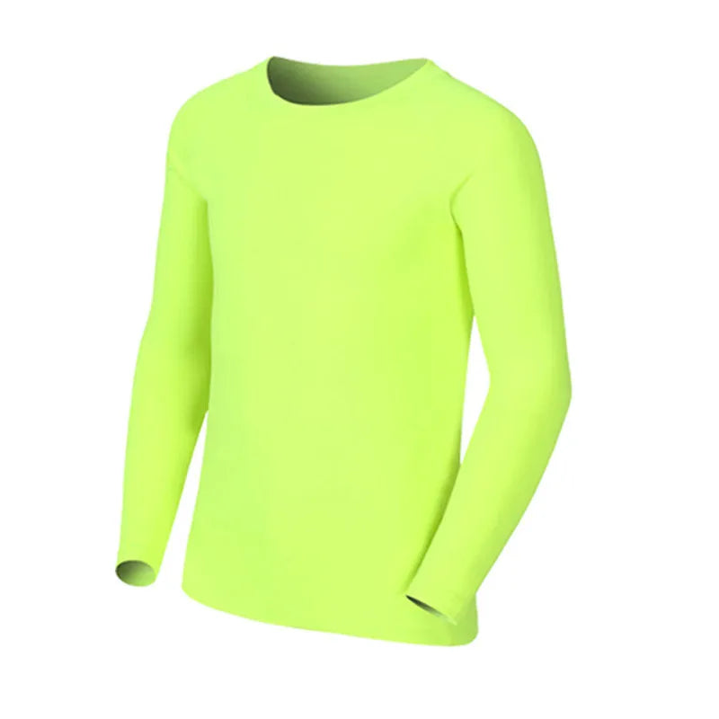 Kids Compression Running Long T Shirt